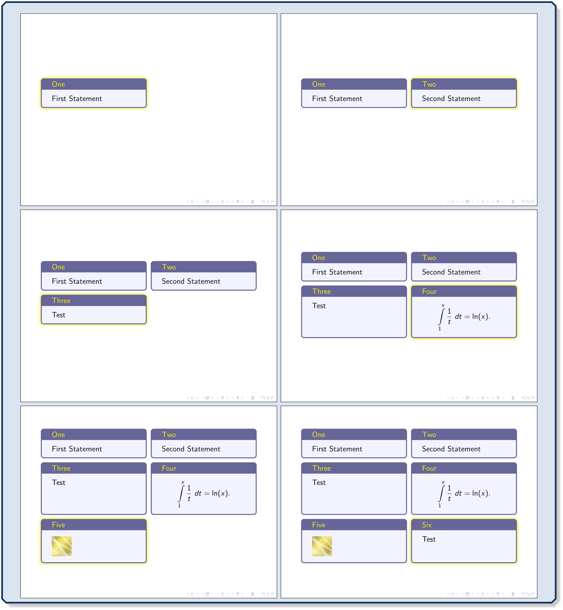 Compiled output