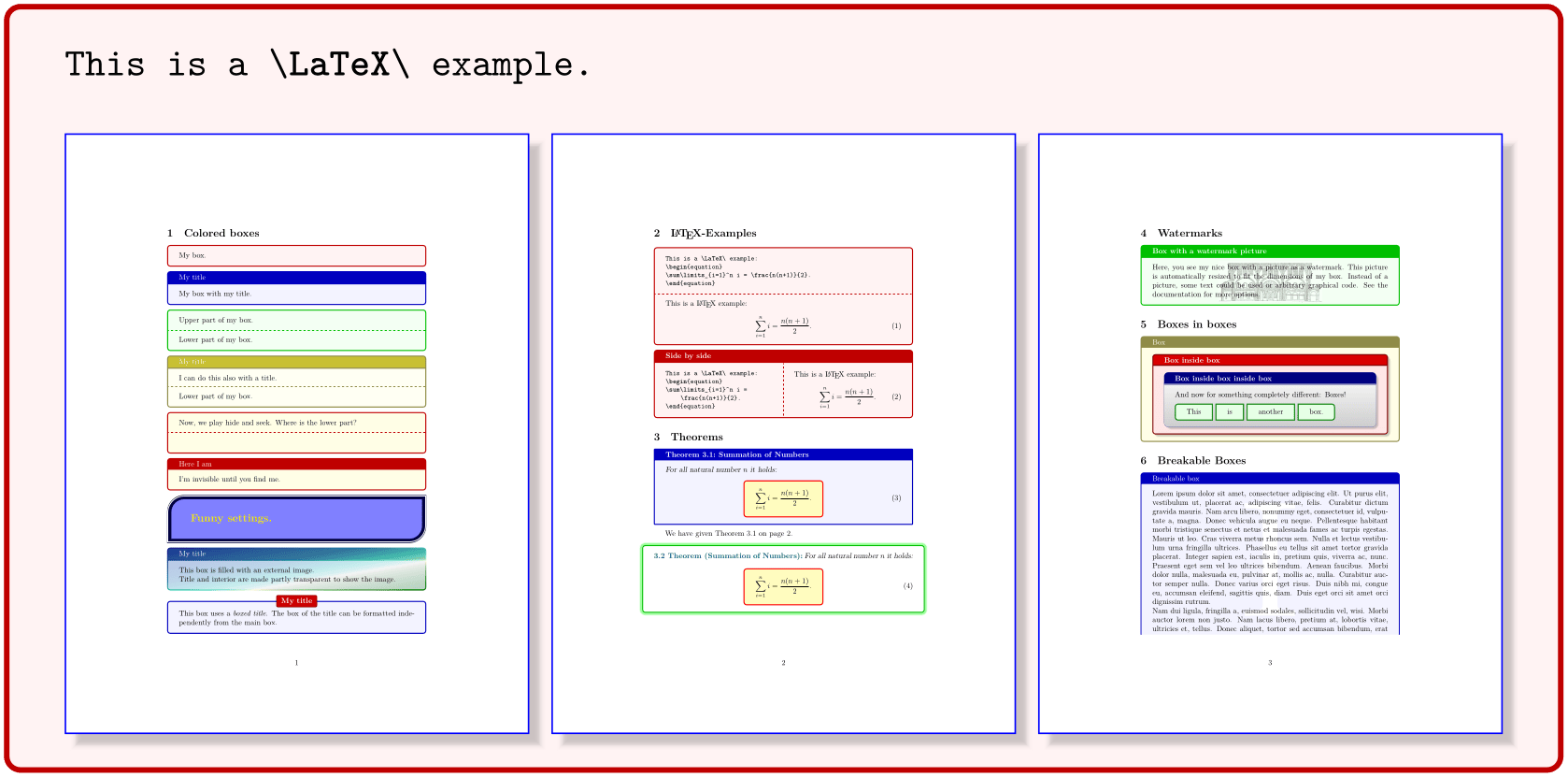 Compiled output