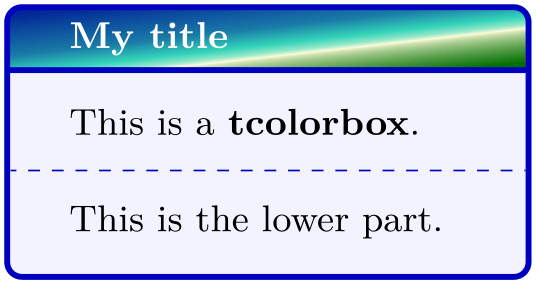Compiled output